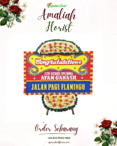 Bunga Papan Congratulation di Gedong Dalem